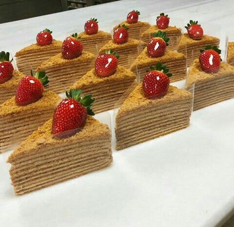 Medovik (honey cake)